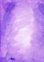 Aquarell Lavendel Hintergrund mit Raum zum Text. Flecken auf Papier. foto