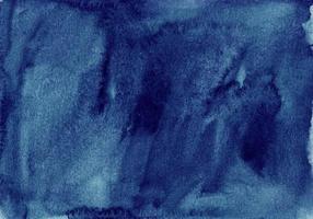 Aquarell dunkel schmutzig Blau Hintergrund Gemälde Textur. Jahrgang Indigo Farbe Hand gemalt Aquarell Hintergrund. Flecken auf Papier. foto