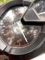 alt automatisch Motorrad Tachometer foto