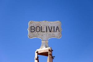 Bolivien Chile Grenze foto
