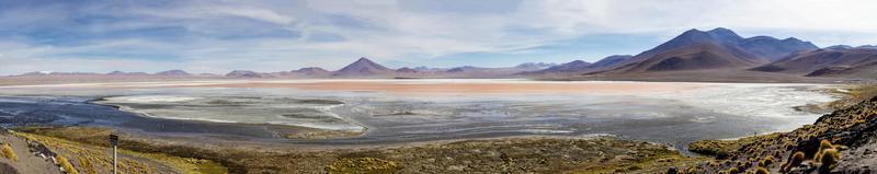 Laguna Colorado in Bolivien foto