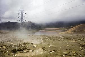 Laguna Milluni in Bolivien foto