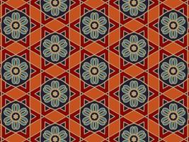 ethnisch Ikat Muster geometrisch einheimisch Stammes- Boho Motiv aztekisch Textil- Stoff Teppich Mandalas afrikanisch amerikanisch Indien Blume foto