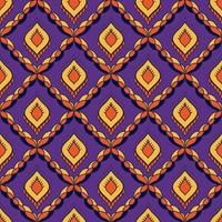 ethnisch Ikat Muster geometrisch einheimisch Stammes- Boho Motiv aztekisch Textil- Stoff Teppich Mandalas afrikanisch amerikanisch Indien Blume foto