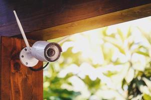 kabellos ip Kamera Monitore ein Haus zu verhindern Diebstahl foto