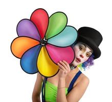 Clown mit Wendel foto