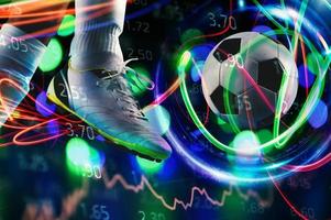 online Fußball Wette und Analytik und Statistiken zum Fußball Spiel foto
