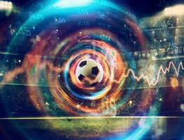 online Wette und Analytik und Statistiken zum Fußball Spiel foto