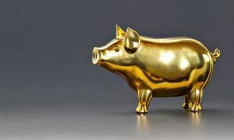 golden Schweinchen Bank foto