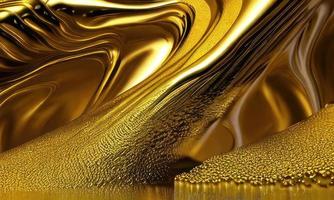 Gold fließen Hintergrund foto