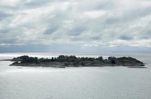 Helsinki Stadtrand Wohn winzig Insel foto