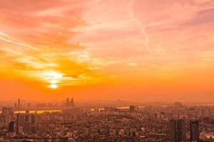 Blick auf die Stadt Seoul, Südkorea foto