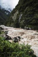 Urubamba Fluss in Peru foto