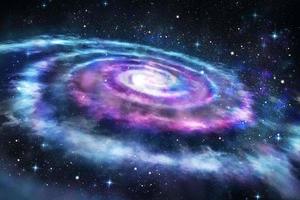 Hintergrund von bunt Galaxis im das Universum foto