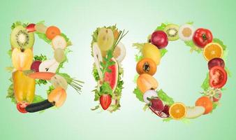 gesund bio Essen zum Wellness foto