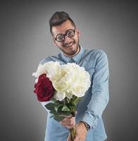 Nerd Blumen Strauß foto