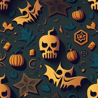 Halloween-Themen Digital Papier und Muster Bilder von Digital Papier und Muster Das Feature Kürbis Motive foto