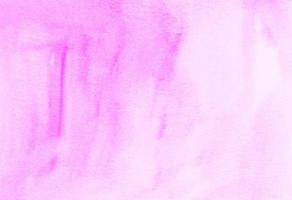 aquarell hellrosa hintergrundmalerei. aquarell pastell fuchsia weicher hintergrund. Flecken auf Papier, handgemalt. foto