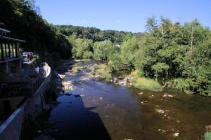 ein Aussicht von das Fluss Thema beim ludlow foto