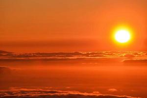 schöne Aussicht auf den Sonnenuntergang foto