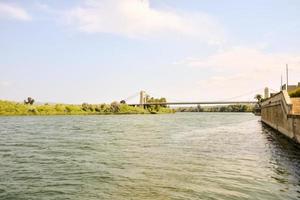 malerischen Blick auf den Fluss foto