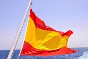 Flagge von Spanien foto