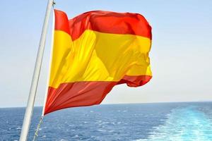 Flagge von Spanien foto