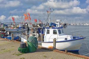 Hafen von burgstaaken,fehmarn,ostsee Meer, Schleswig-Holstein, Deutschland foto