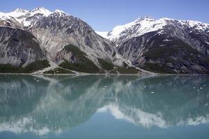 Gletscher Bucht National Park Berge und Reflexionen foto
