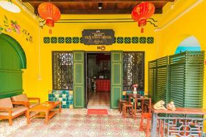 Phuket Altstadt mit alten Gebäuden im sino portugiesischen Stil, Thailand, 2017 foto