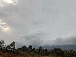 Landschaft, Hügel, Insel von Borneo foto