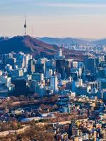 Stadtbild von Seoul, Südkorea foto