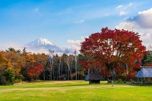 mt. Fuji mit in Yamanashi, Japan foto