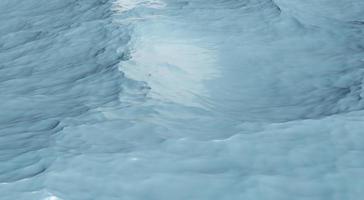 3D-Illustrationsluftansicht des blauen Ozeanwellenhintergrunds foto