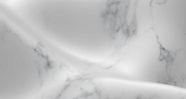 3d Illustration eines weißen Marmormusters auf einer welligen Oberfläche foto