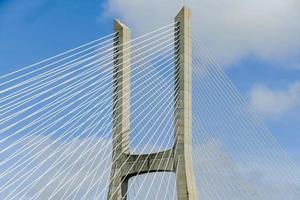 Vasco da Spiel Brücke im Lissabon, Portugal foto