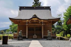 architektonisch Detail von traditionell Buddhist japanisch Tempel foto