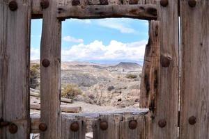 altes Holzfenster foto