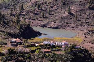 szenisch Landschaft auf Teneriffa, Kanarienvogel Inseln, Spanien foto