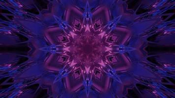 abstrakte kristallförmige futuristische Hintergrundillustration 3d foto
