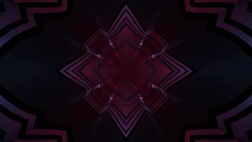 Neonbeleuchtung mit geometrischem Muster 3d Illustration foto