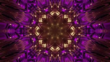 glühende magische Kristall 3d Illustration foto