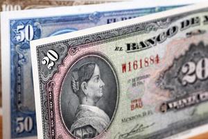 alt Mexikaner Peso ein Geschäft Hintergrund foto