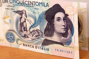 Italienisch Geld ein Geschäft Hintergrund foto