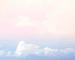 Wolken Himmel Blau Rosa Hintergrund Kunst bunt, Illustrator foto