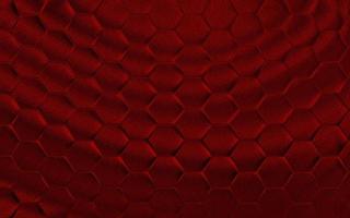 realistisch rot Bienenwabe oder sechseckig Muster Hintergrund. elegant Bienenwabe Textur. Luxus Hexagon Muster. Technologie und Daten Hintergrund Design. foto