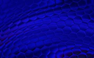 realistisch Blau Bienenwabe oder sechseckig Muster Hintergrund. elegant Bienenwabe Textur. Luxus Hexagon Muster. Technologie und Daten Hintergrund Design. foto