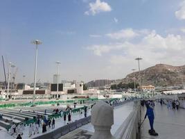 Mekka, Saudi Arabien, März 2023 - - schön draußen Aussicht von Masjid al haram, Mekka. foto