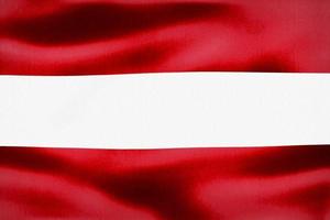 österreich flagge - realistische wehende stoffflagge foto