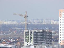 Kiew, Ukraine - - März 9, 2023 Panorama- Aussicht von das Haus foto